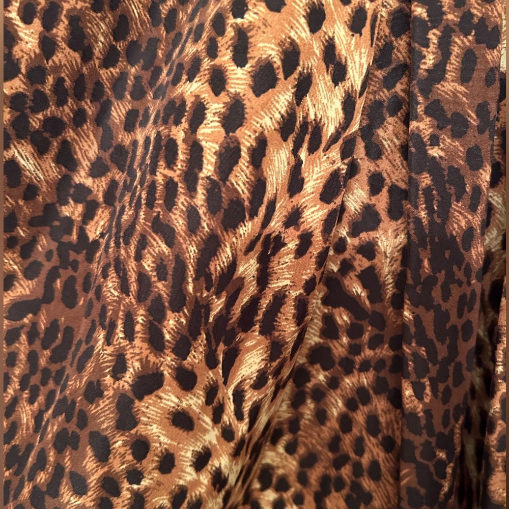 ZARA Woman Cheetah Print Dress Size L - Picture 3 of 6